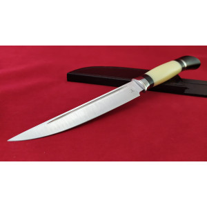 ФАЙНИЙ ексклюзивний ніж ручної роботи майстра студії RUSLAN KNIVES, купити замовити в Україні (Сталь N690™ 60 HRC). Photo 2